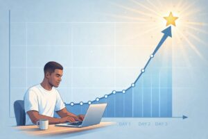 Consistency leading to long-term online success